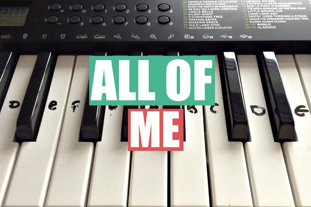 Piano Keys For All Of Me